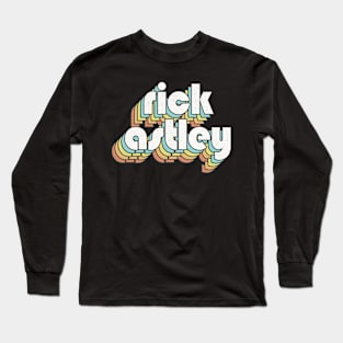 Retro Rick Astley Long Sleeve T-Shirt